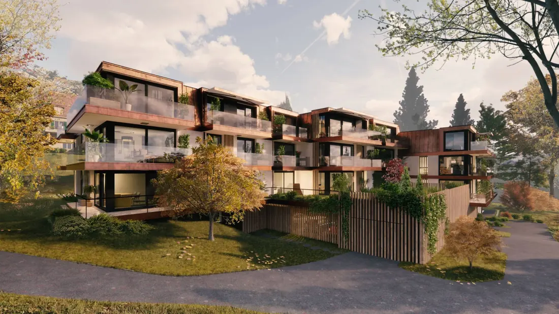 Visualisation 3D d’une résidence contemporaine, projet de Filemi Properties